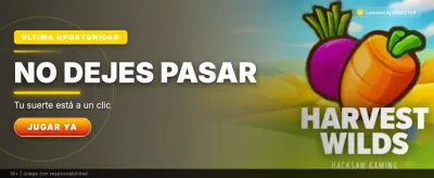 Banner de casino Slottica Perú con juegos destacados